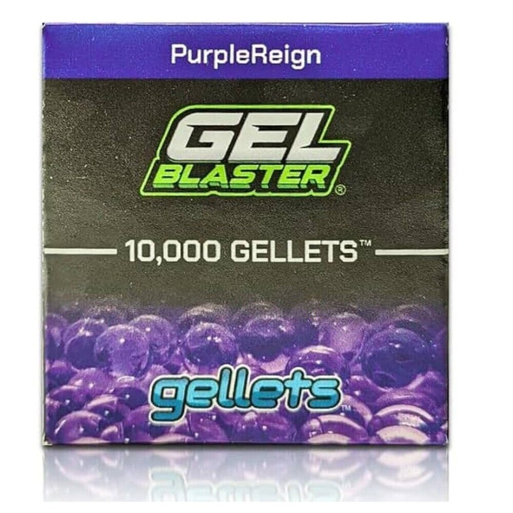 Gel Blaster Gellets Purple Reign Ammo Refill, 10,000 Gellet Per Pack (5 Packs)